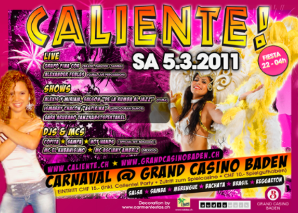 Caliente! Carneval im Grand Casino Baden